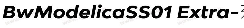 BwModelicaSS01 Extra字体转换
